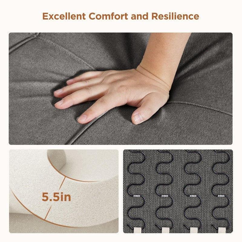 Canapé-lit 3 en 1 réglable, canapé-lit gigogne, convertible et pliable pour salon