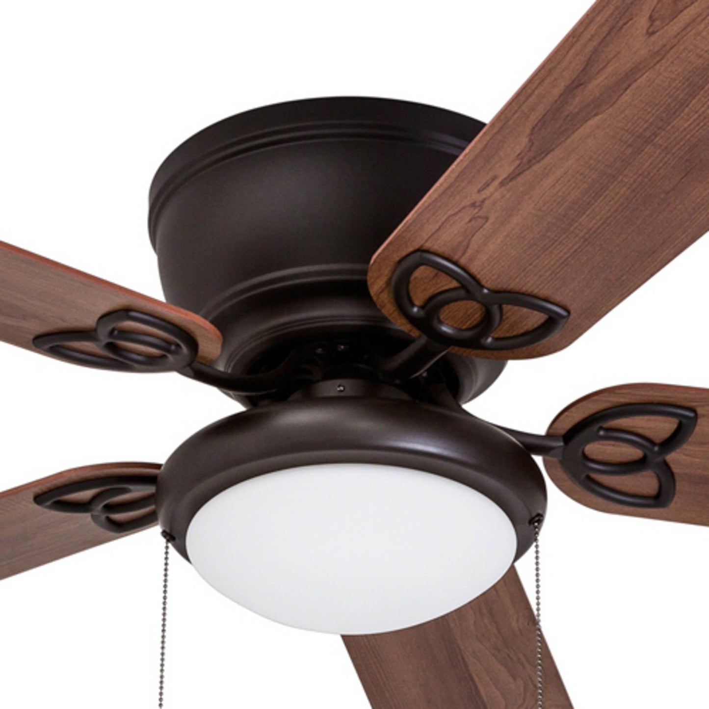 Ventilateur de plafond LED d'intérieur traditionnel Prominence Home Benton avec lumière et chaînes de traction