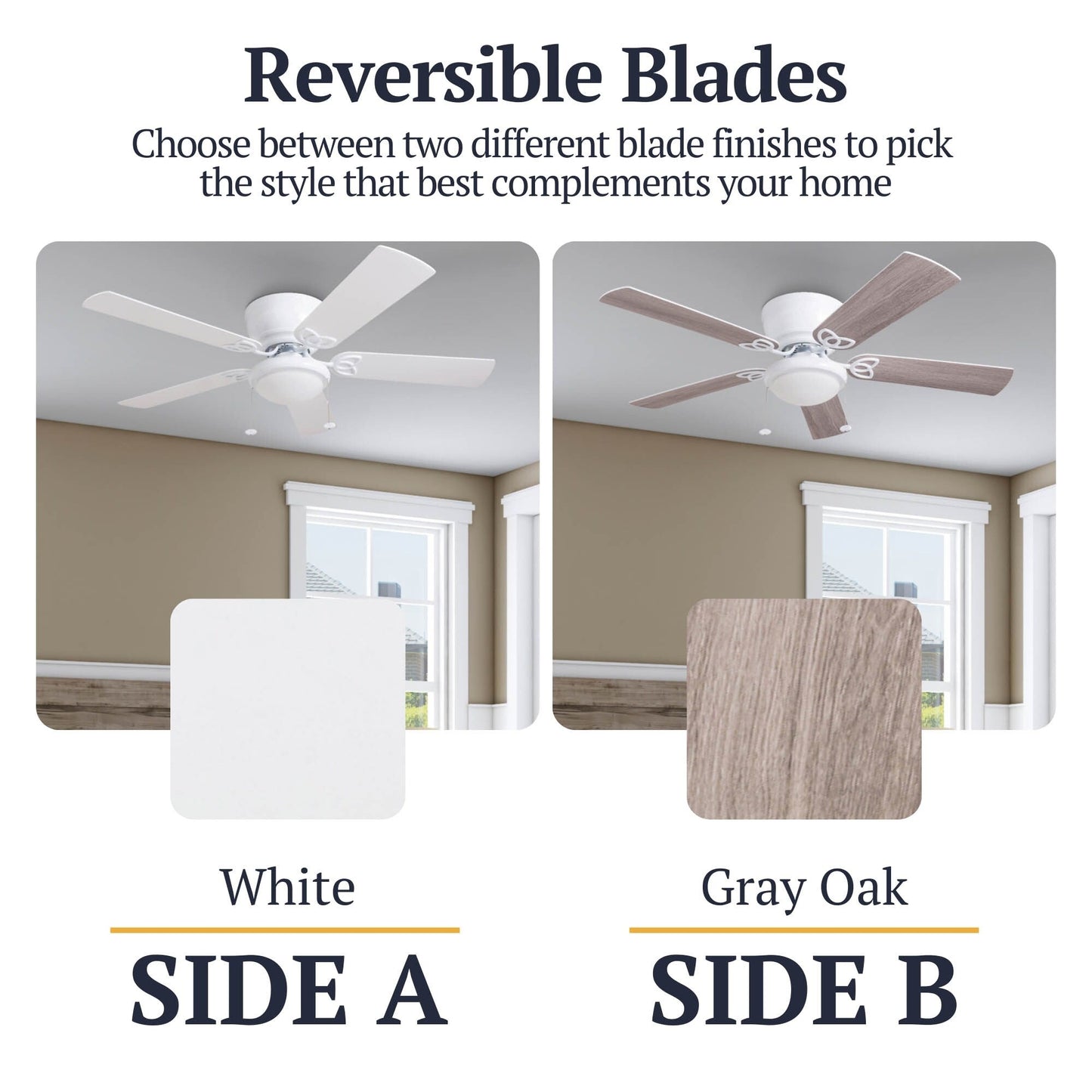 Ventilateur de plafond LED d'intérieur traditionnel Prominence Home Benton avec lumière et chaînes de traction