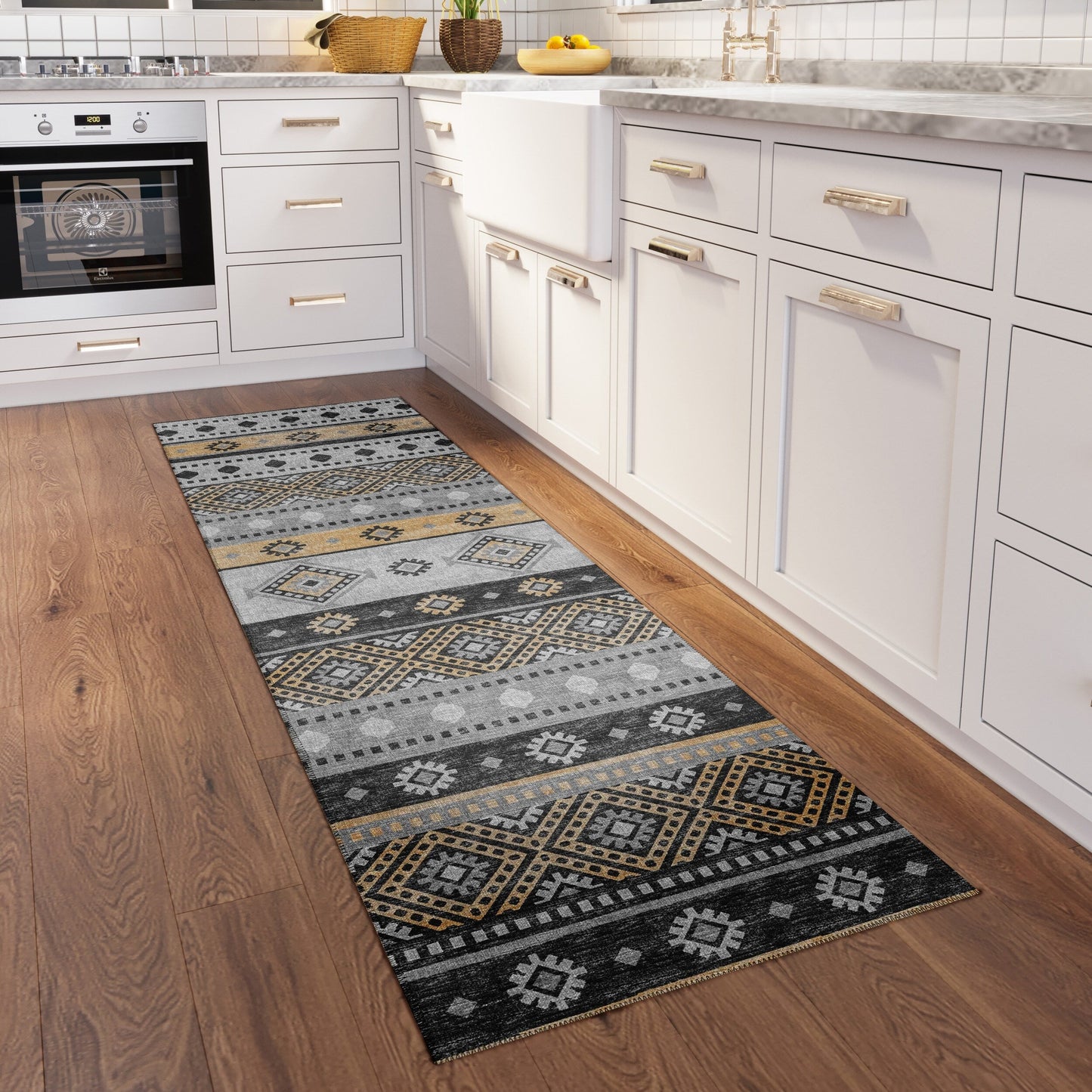 Tapis lavable Addison intérieur/extérieur Yuma Southwest Boho