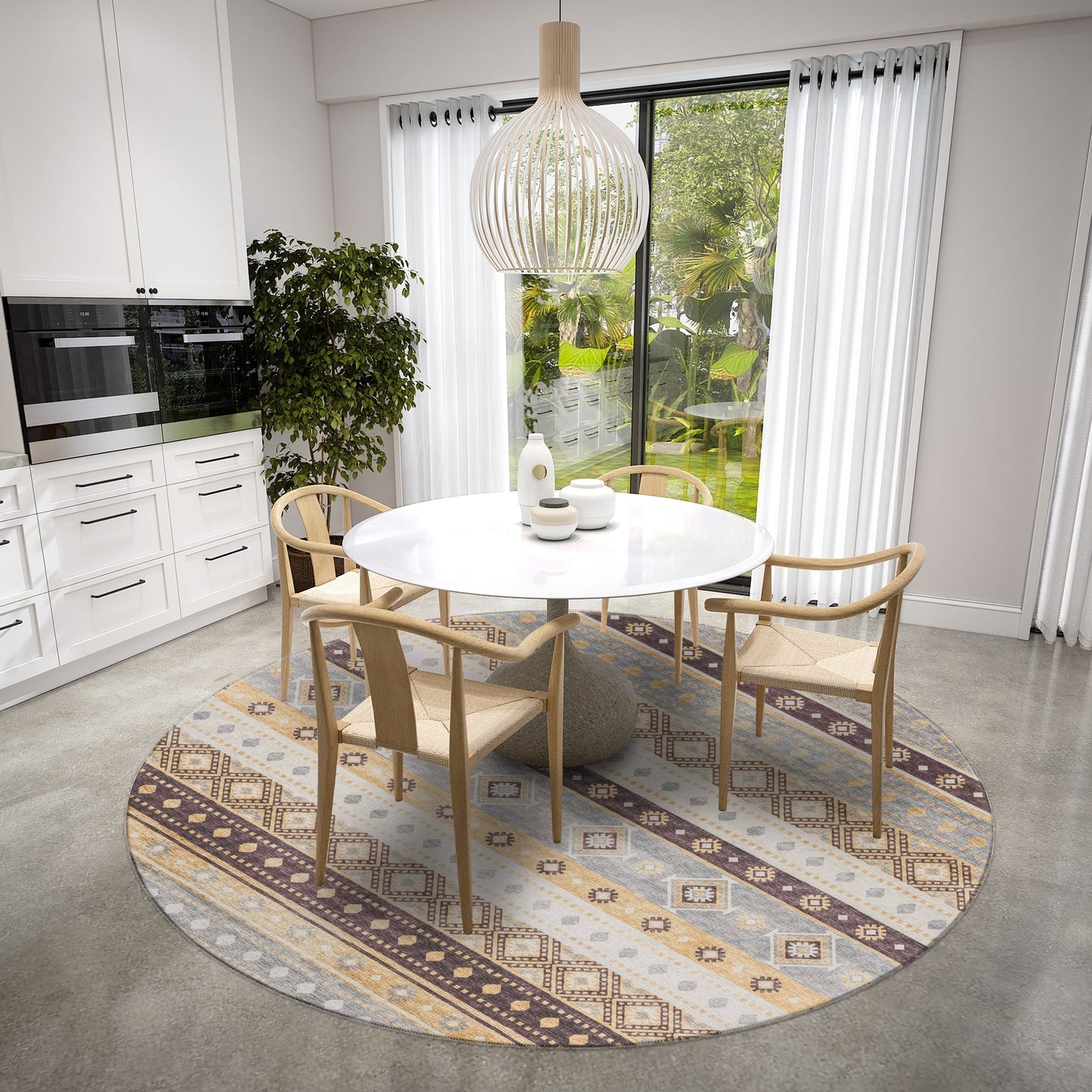 Tapis lavable Addison intérieur/extérieur Yuma Southwest Boho