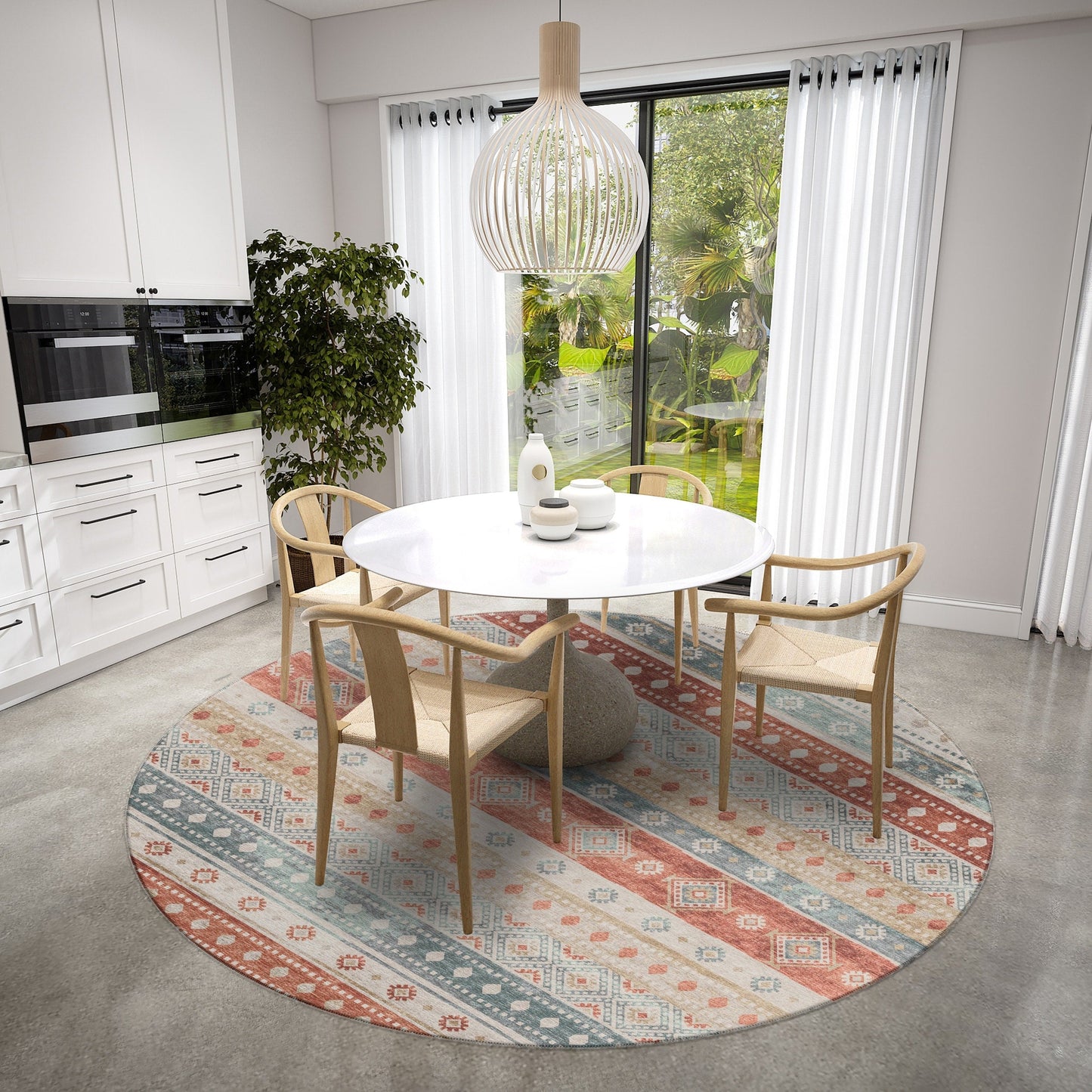 Tapis lavable Addison intérieur/extérieur Yuma Southwest Boho