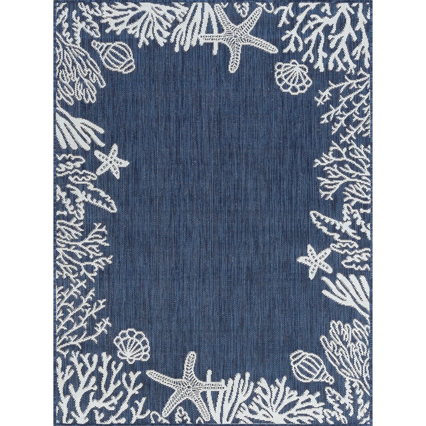 Tapis d'intérieur/extérieur à imprimé graphique côtier Exo