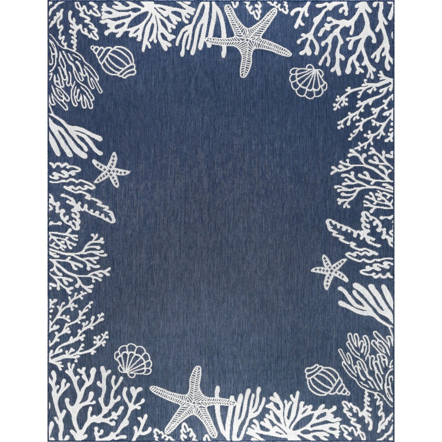 Tapis d'intérieur/extérieur à imprimé graphique côtier Exo