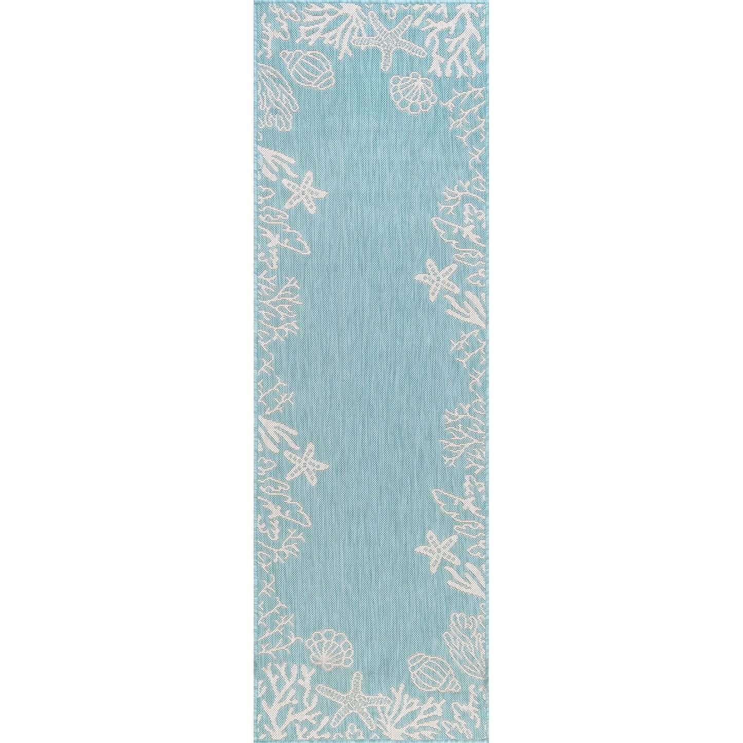 Tapis d'intérieur/extérieur à imprimé graphique côtier Exo