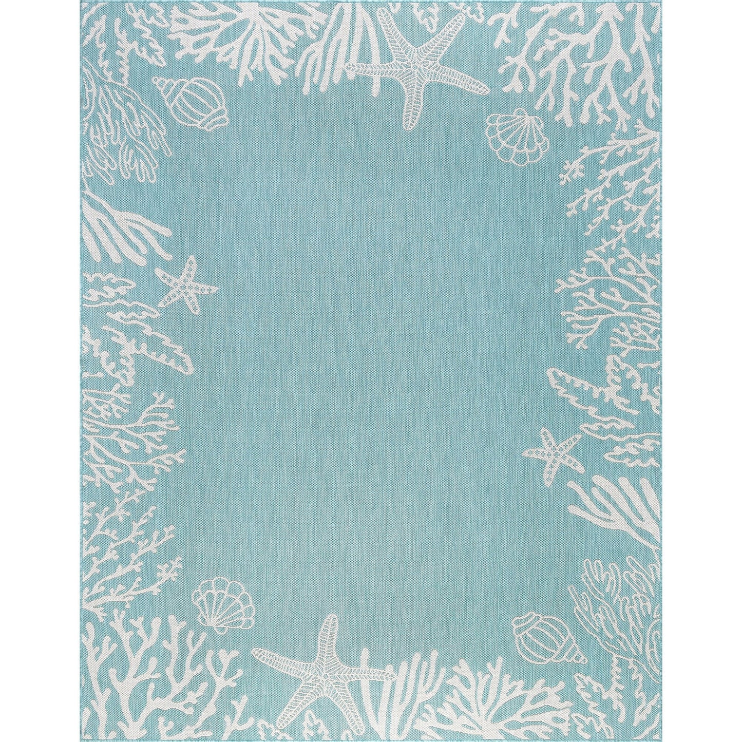 Tapis d'intérieur/extérieur à imprimé graphique côtier Exo