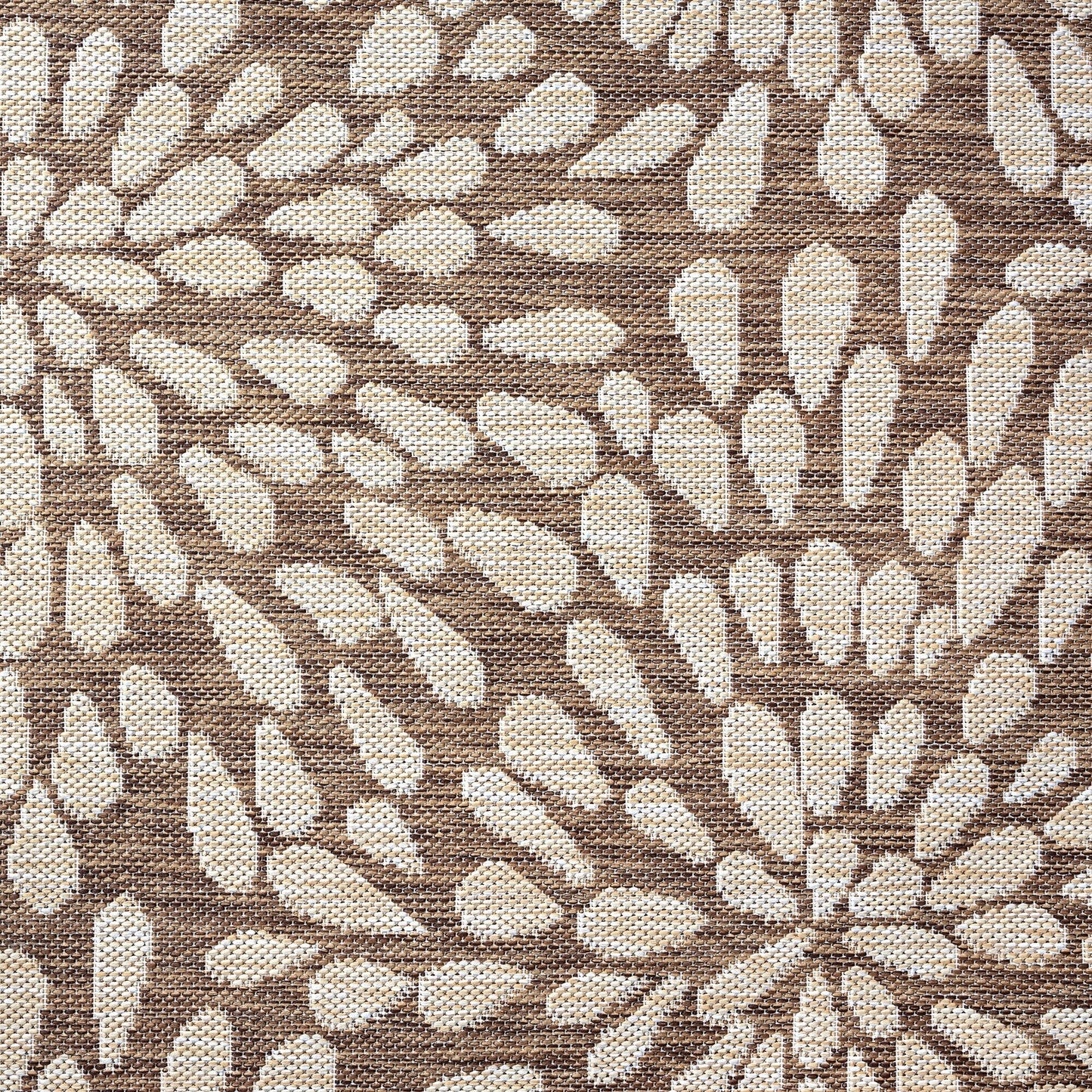 Tapis d'intérieur/extérieur à motif floral côtier Exo