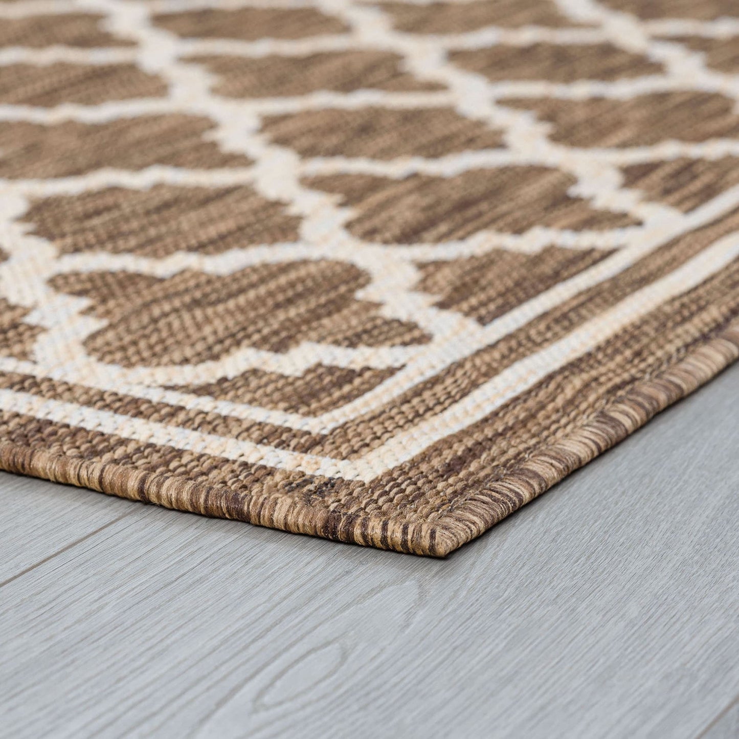 Tapis géométrique d'intérieur/extérieur Exo Coastal