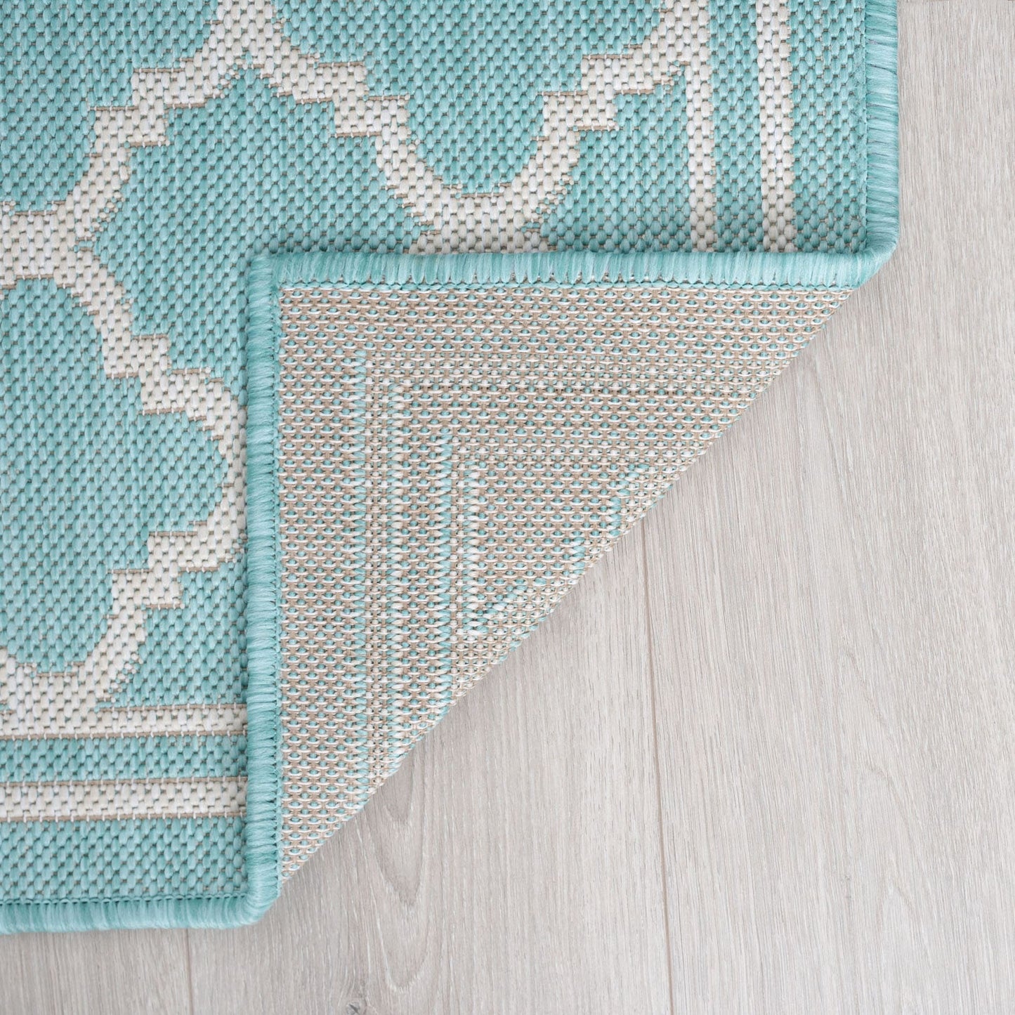Tapis géométrique d'intérieur/extérieur Exo Coastal