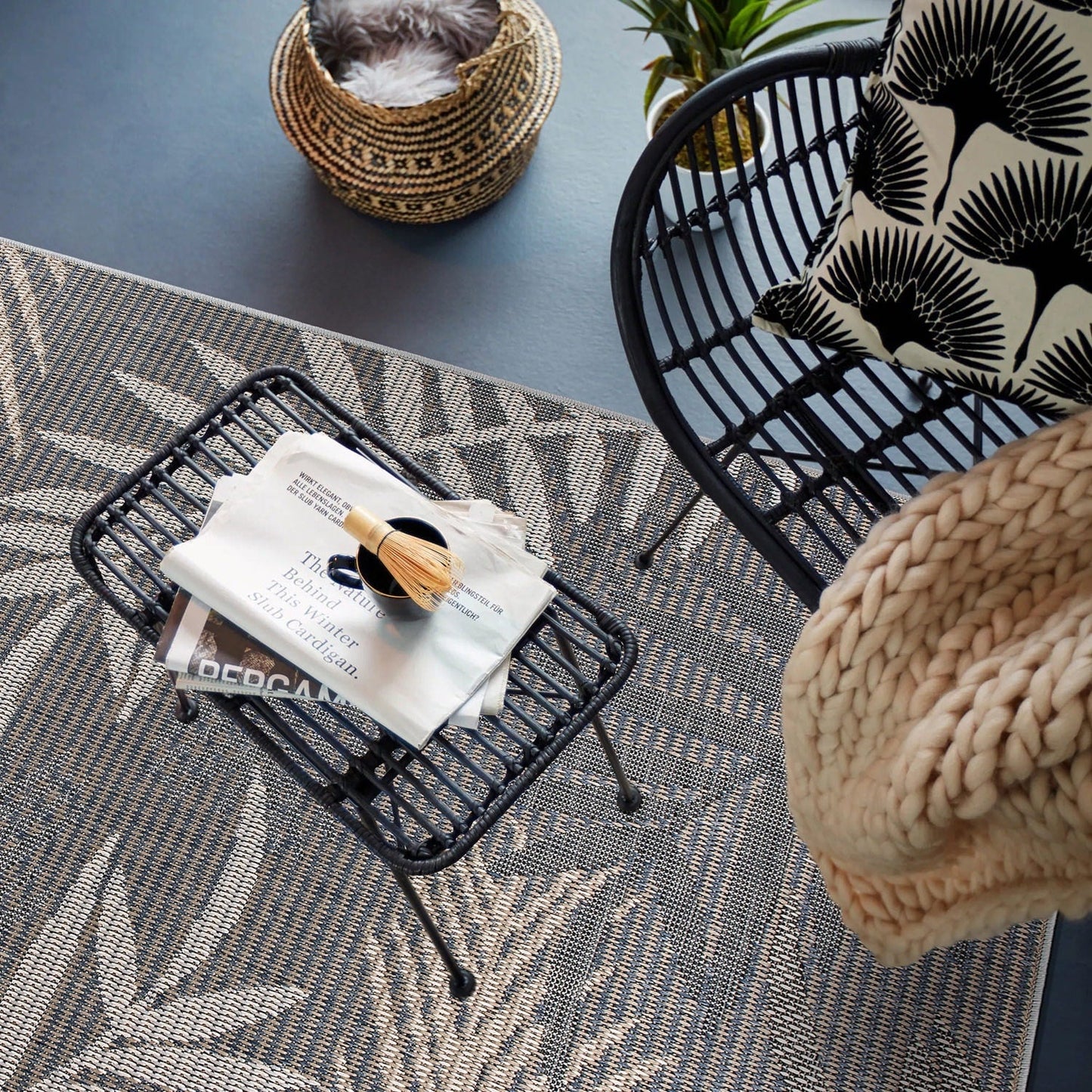 Tapis d'intérieur/extérieur Bahama Palm Frond