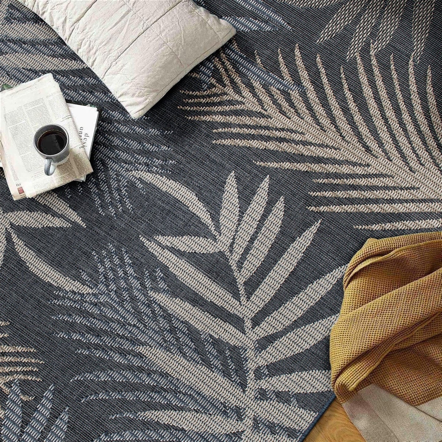 Tapis d'intérieur/extérieur Bahama Palm Frond