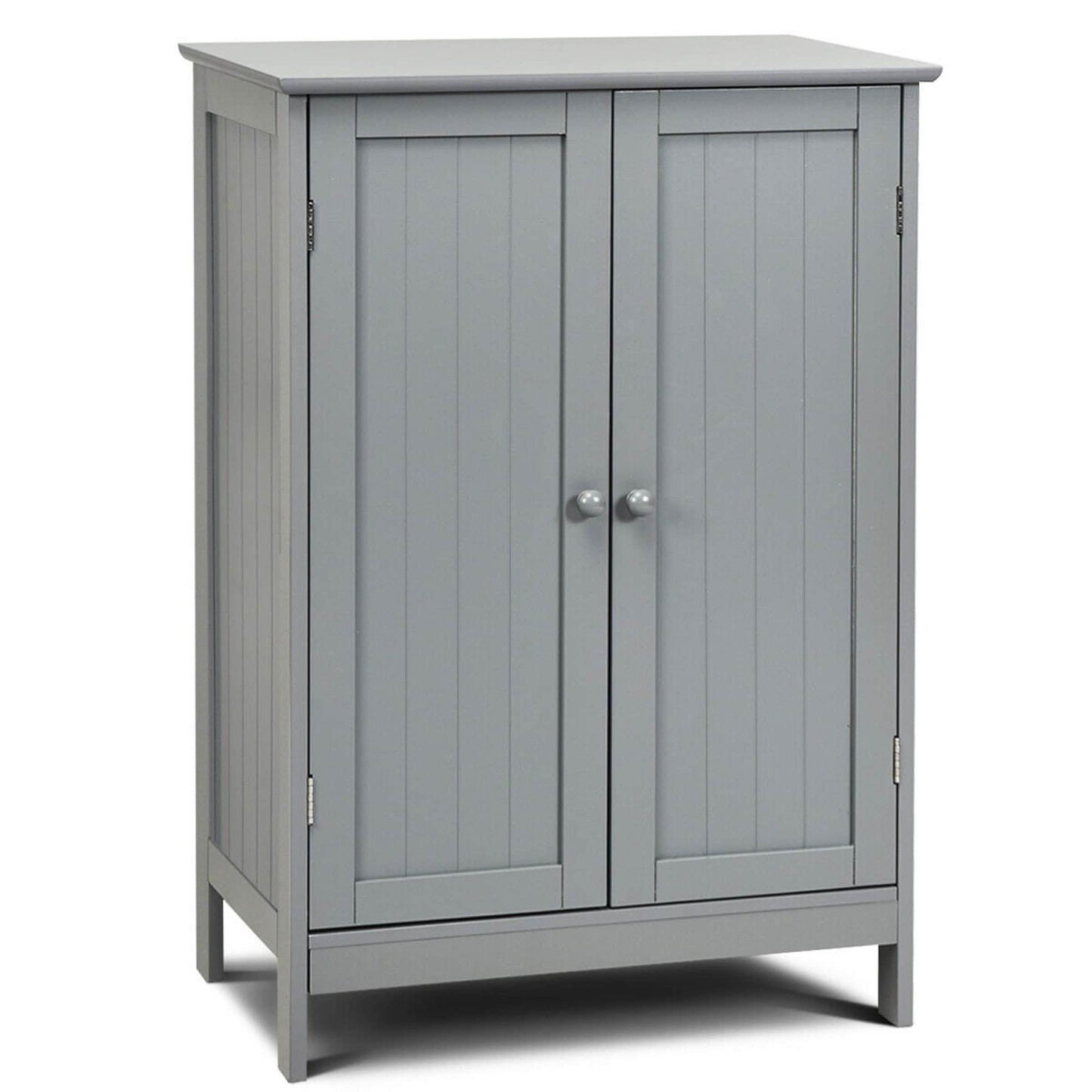 Meuble de rangement de salle de bain avec portes doubles Meuble à chaussures en bois