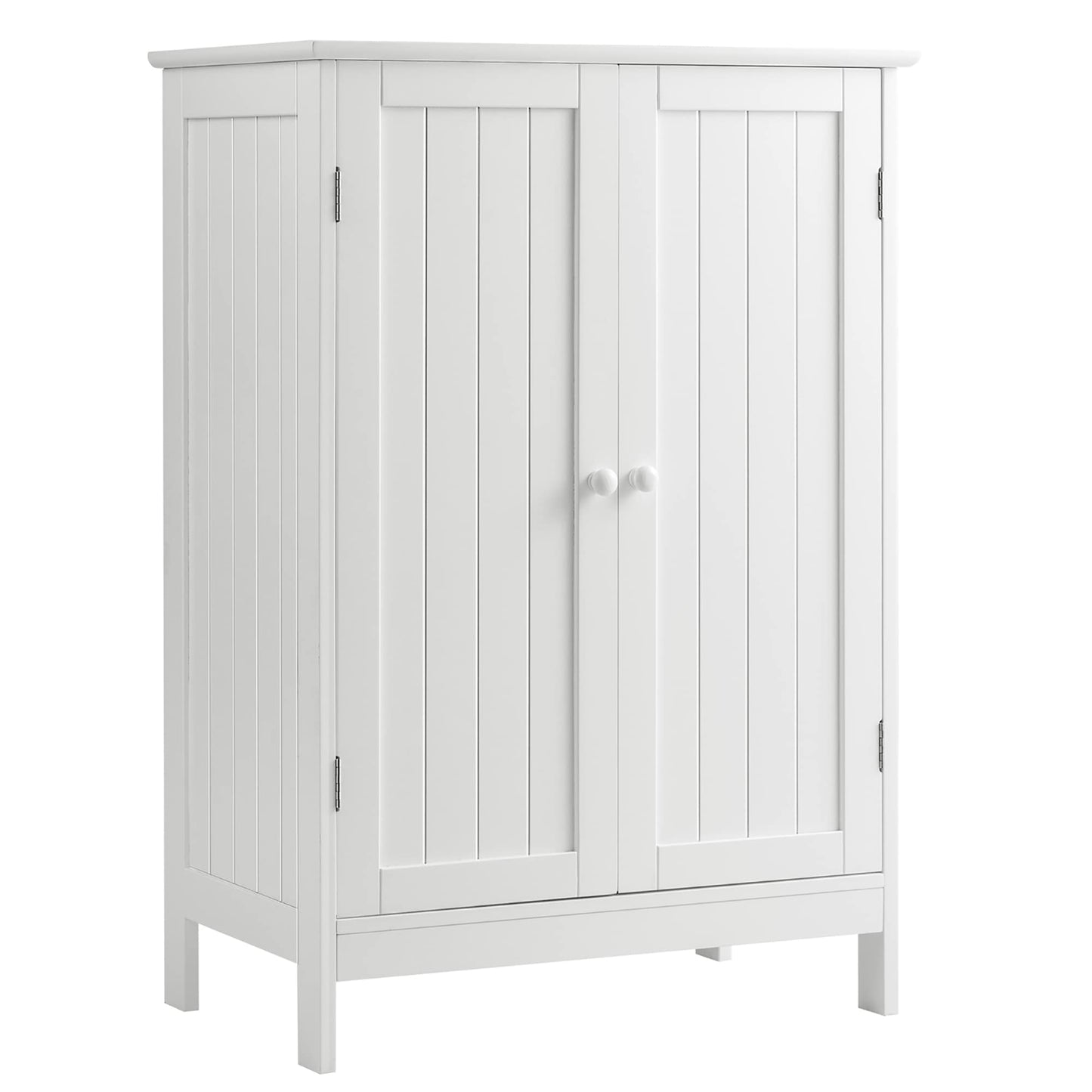 Meuble de rangement de salle de bain avec portes doubles Meuble à chaussures en bois