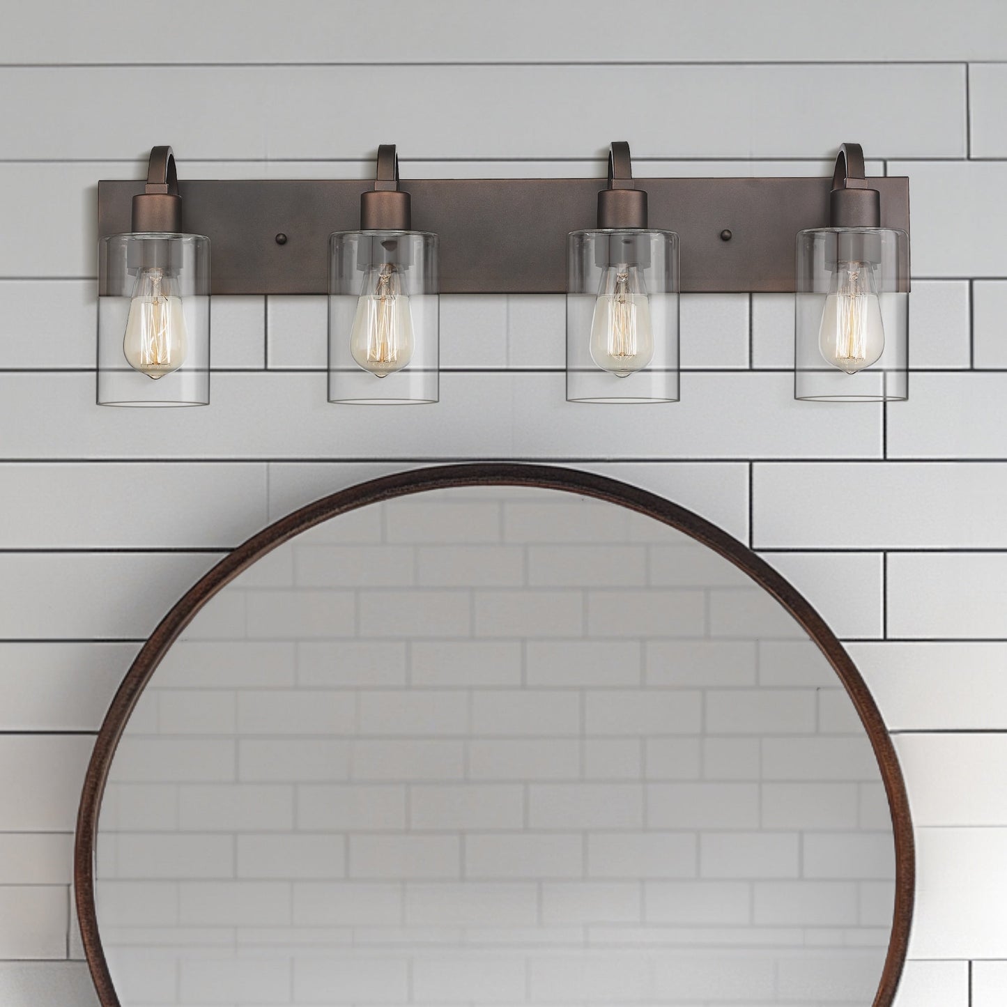 Applique murale style ferme pour salle de bain