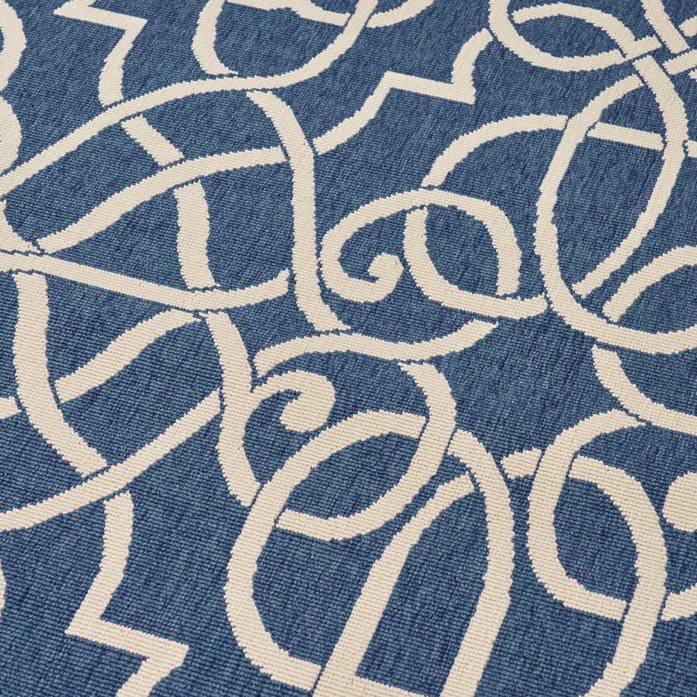 Tapis géométrique d'intérieur/extérieur Belmont par Christopher Knight Home
