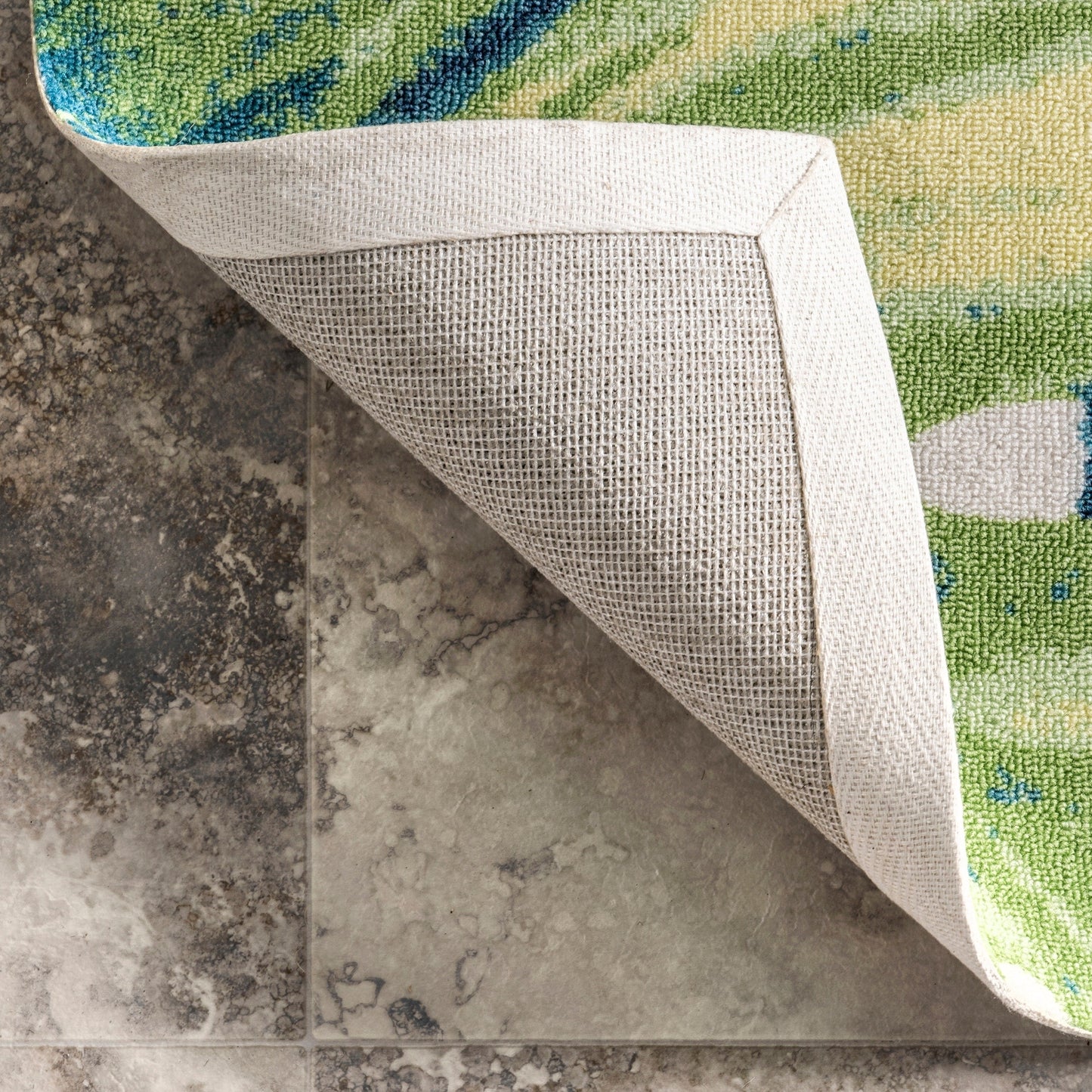 Tapis d'intérieur/extérieur tropical Nuloom Heidi