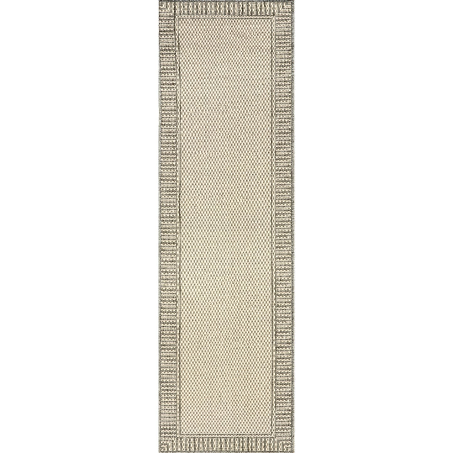 Tapis d'intérieur/extérieur classique à bordures Nuloom Leah