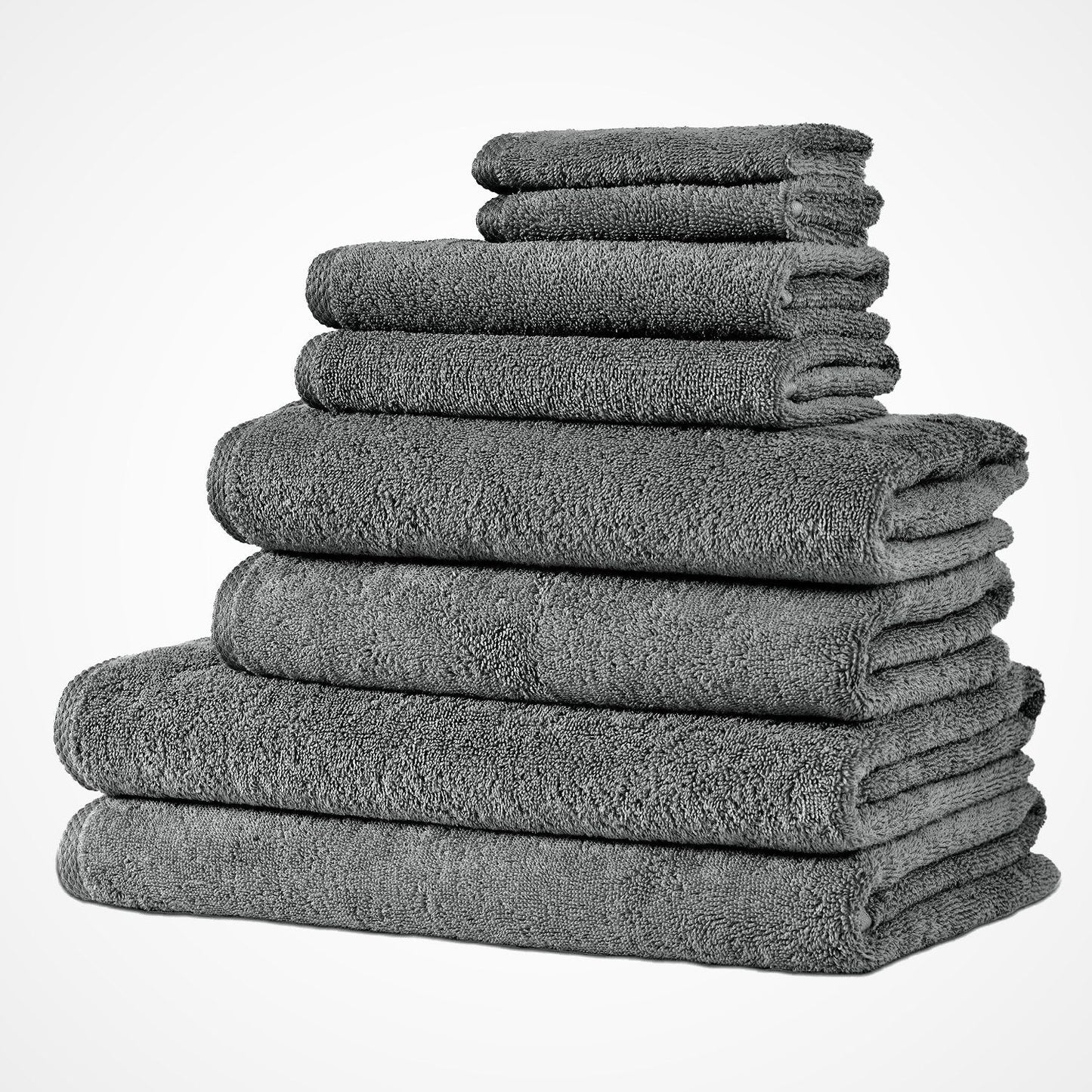 Ensemble de serviettes CTT 100 % coton turc, 8 ou 9 pièces, séchage rapide et absorbant