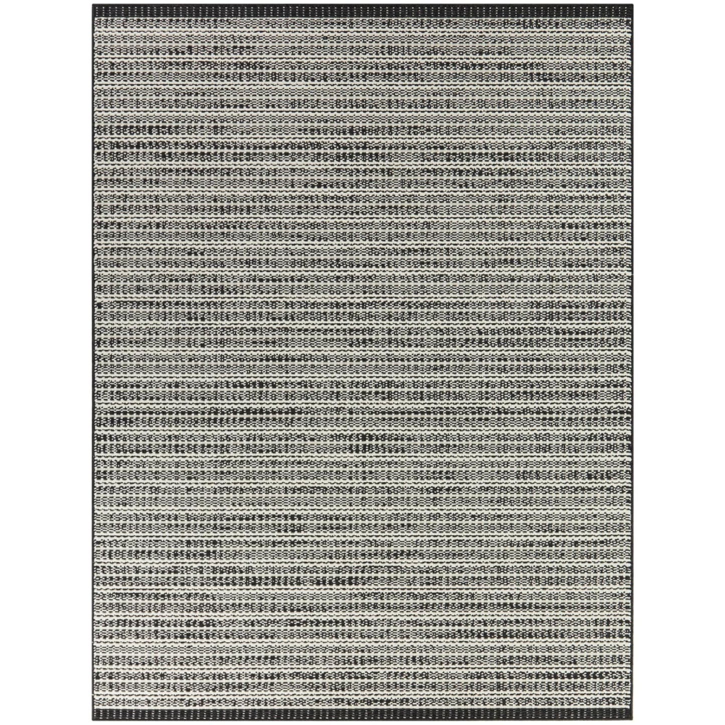 Tapis d'intérieur/extérieur à rayures transitionnelles Connell