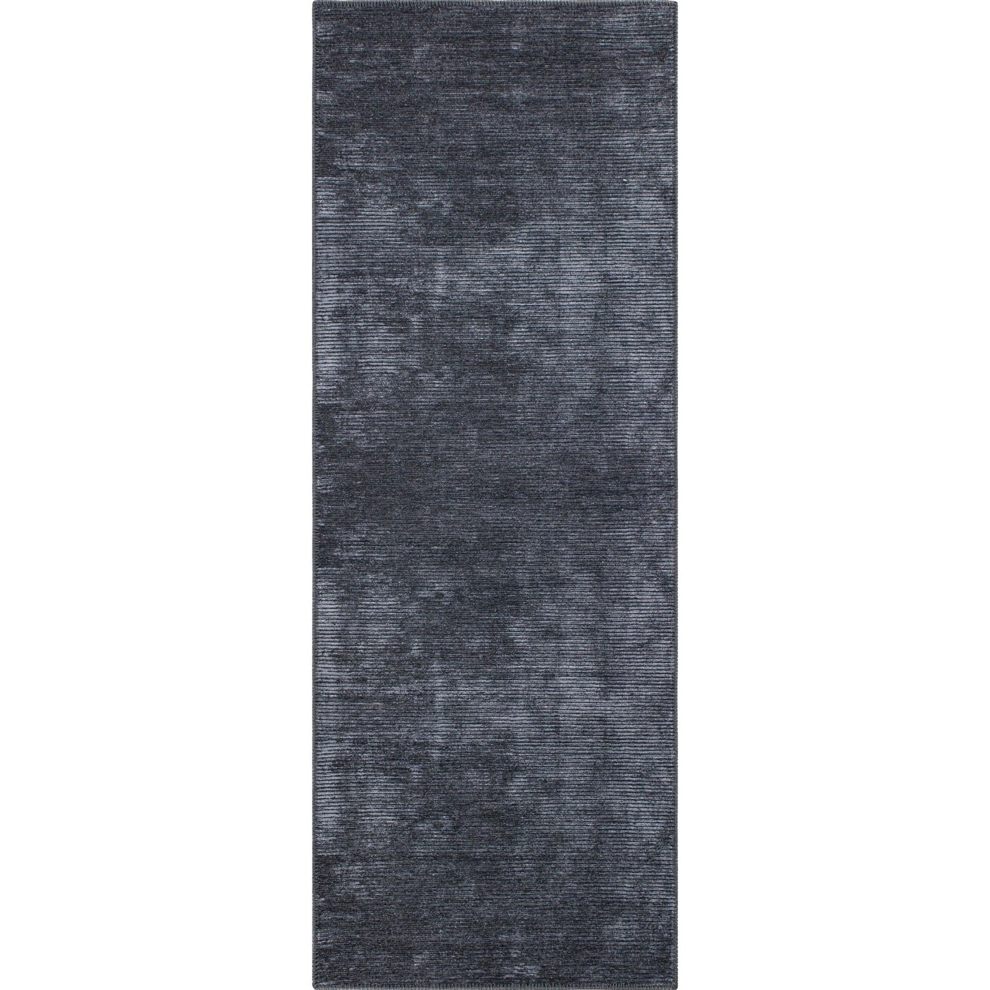 Tapis contemporain à rayures vieillies lavable en machine