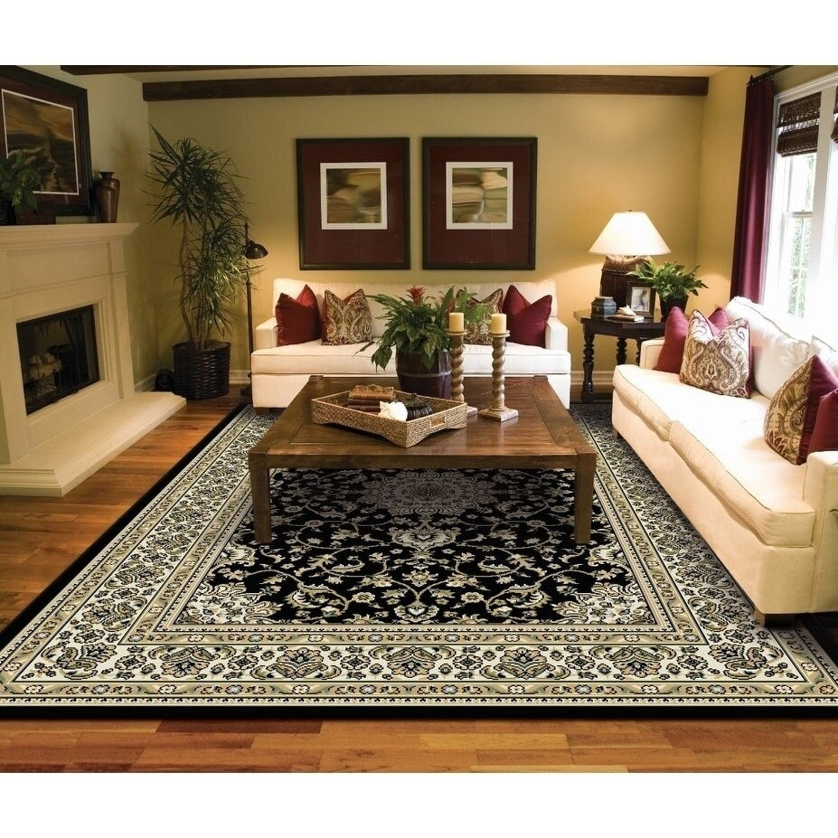 Tapis persan bordé Copper Grove Savonlinna