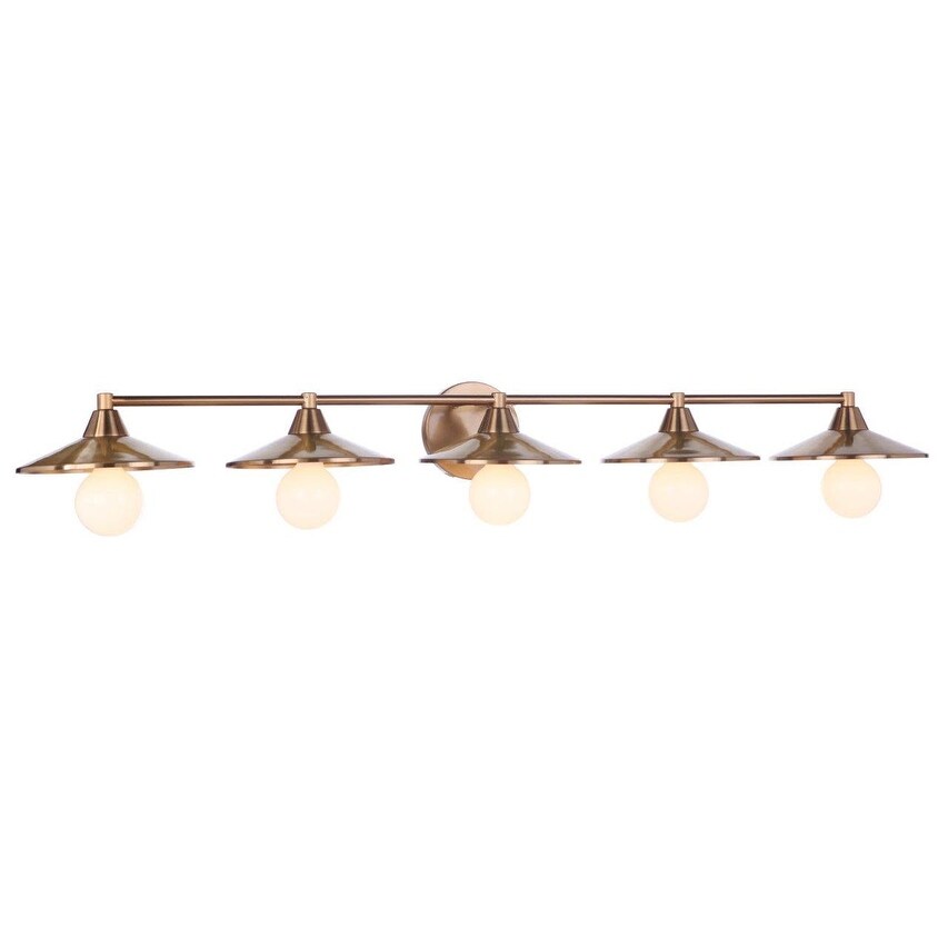 Craftmade 125465 Isaac 5 lumières 46 large lampe de vanité