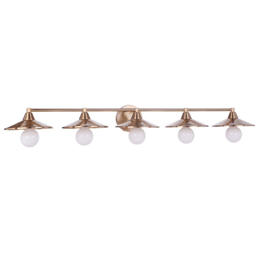 Craftmade 125465 Isaac 5 lumières 46 large lampe de vanité