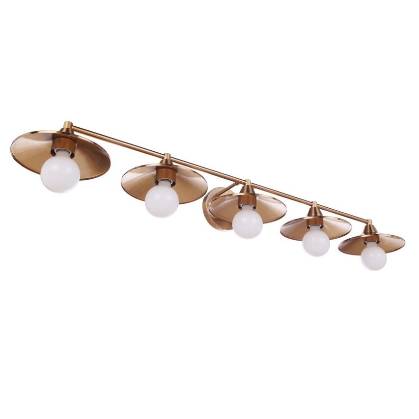 Craftmade 125465 Isaac 5 lumières 46 large lampe de vanité