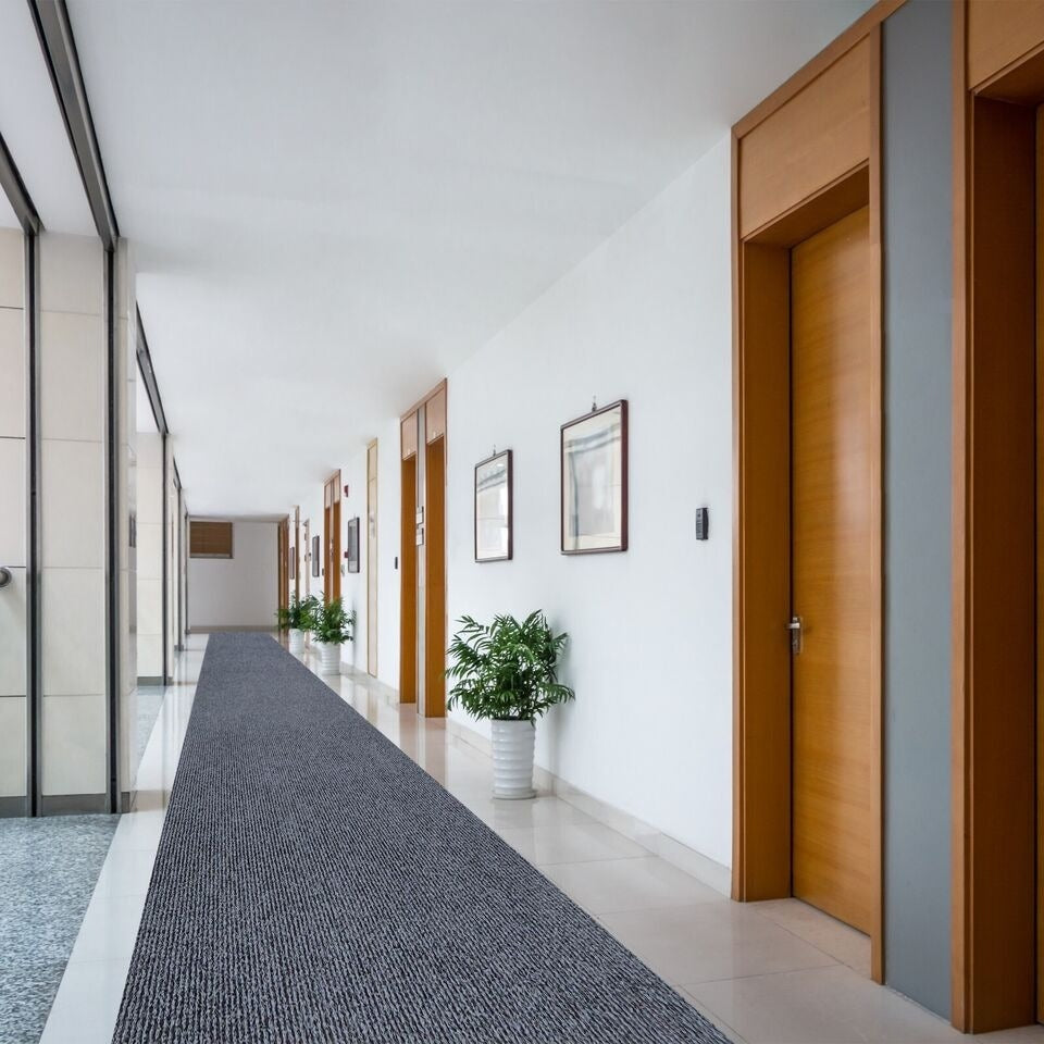 Tapis de couloir intérieur/extérieur de haute qualité, sur mesure, avec support en PVC antidérapant, 36'' de large x votre choix de longueur