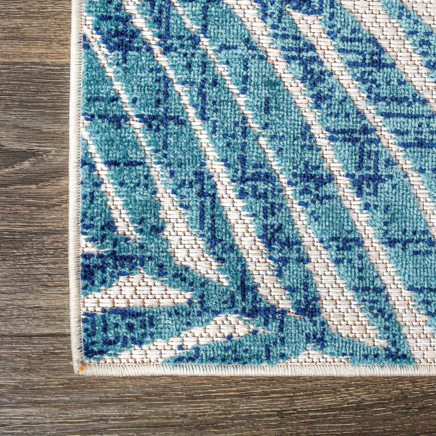 Tapis d'intérieur/extérieur à feuilles de palmier JONATHAN Y Aydin