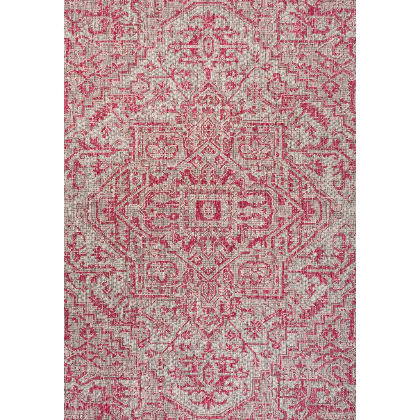 Tapis d'intérieur/extérieur JONATHAN Y Charleston Medallion