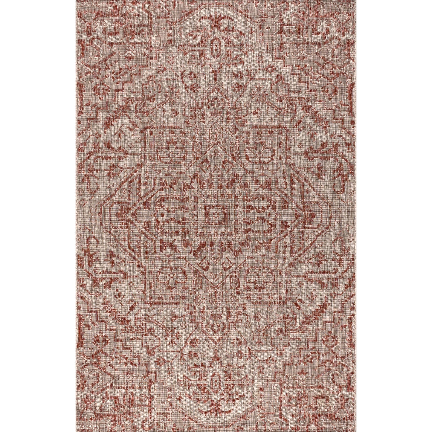 Tapis d'intérieur/extérieur JONATHAN Y Charleston Medallion