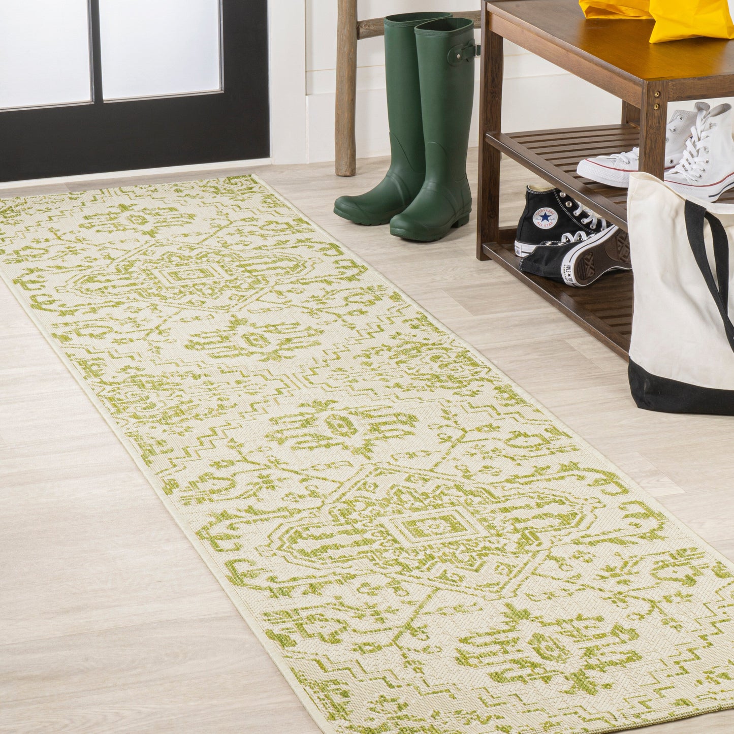 Tapis d'intérieur/extérieur JONATHAN Y Charleston Medallion