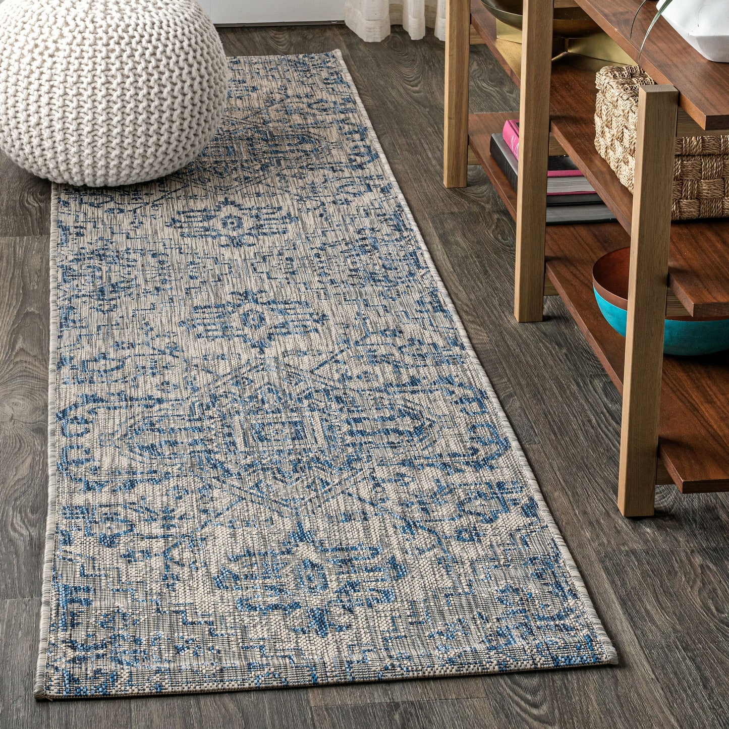 Tapis d'intérieur/extérieur JONATHAN Y Charleston Medallion