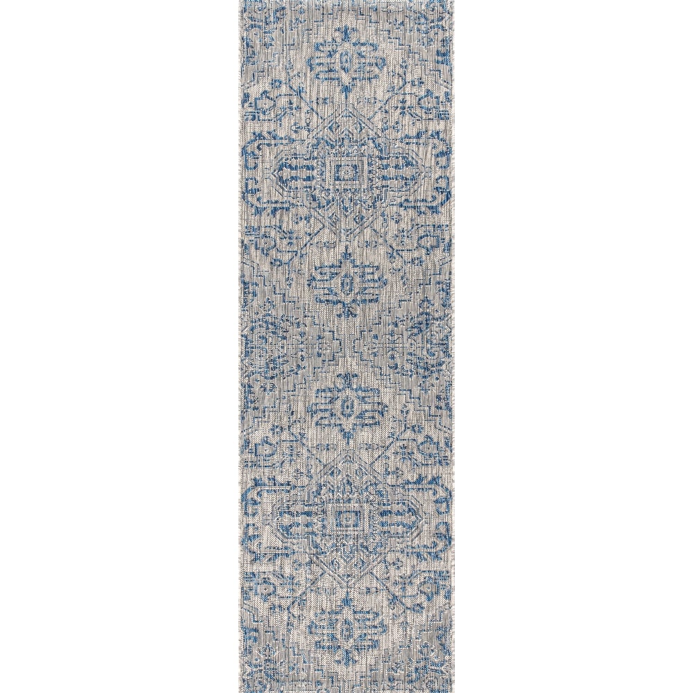 Tapis d'intérieur/extérieur JONATHAN Y Charleston Medallion