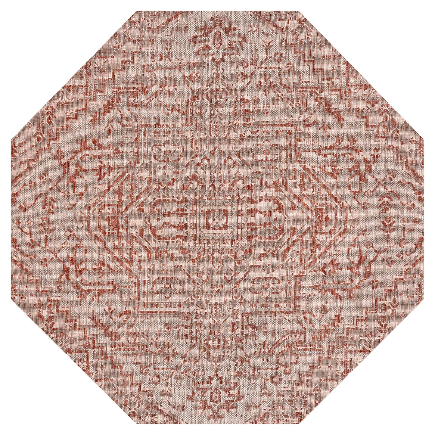 Tapis d'intérieur/extérieur JONATHAN Y Charleston Medallion