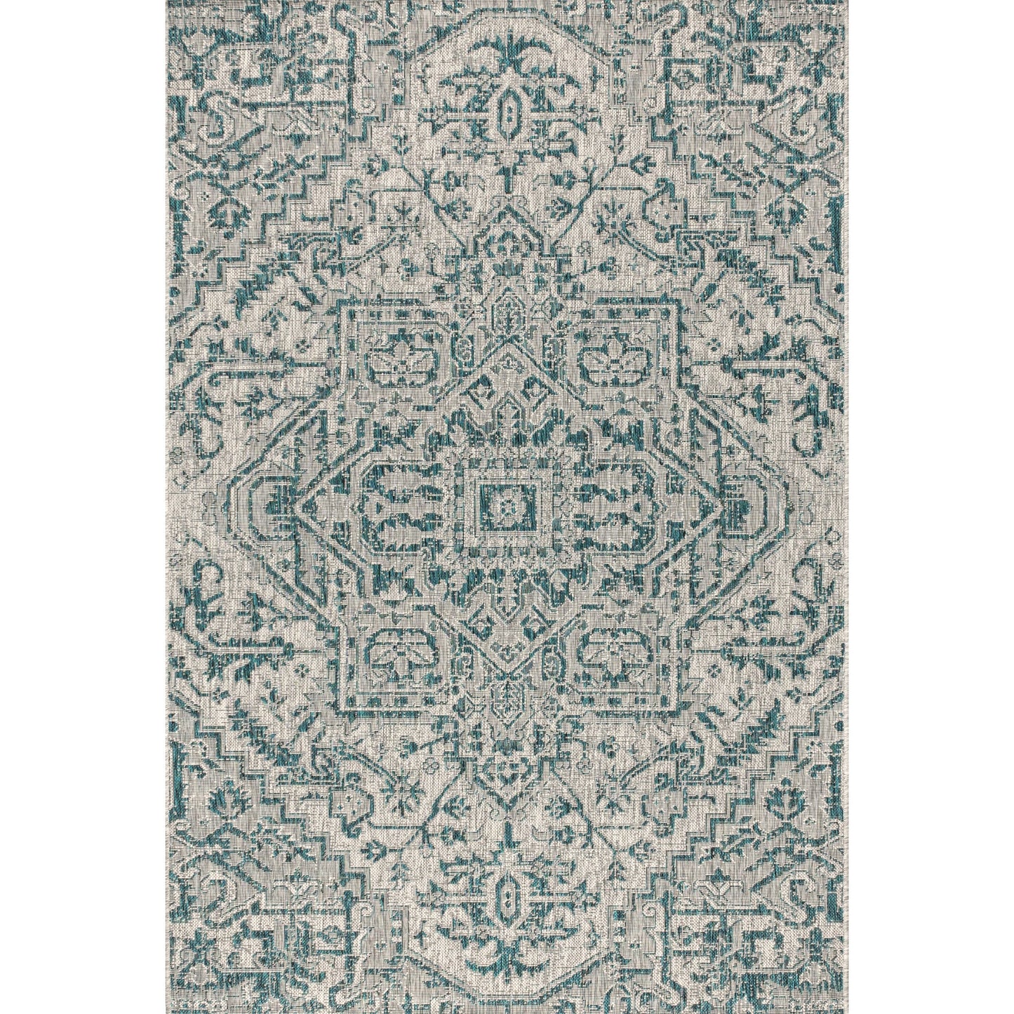 Tapis d'intérieur/extérieur JONATHAN Y Charleston Medallion