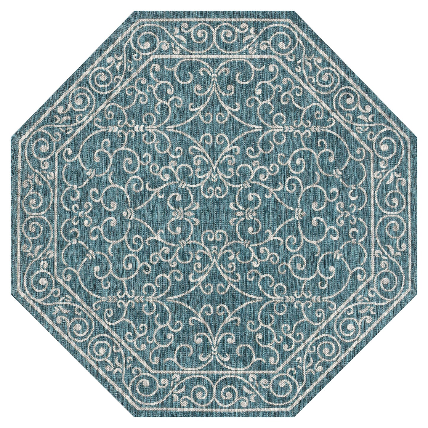 Tapis d'intérieur/extérieur à tissage texturé en filigrane JONATHAN Y