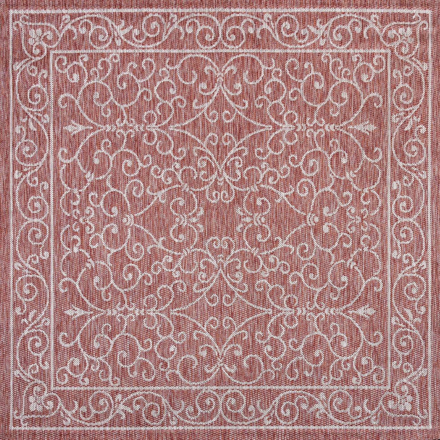Tapis d'intérieur/extérieur à tissage texturé en filigrane JONATHAN Y