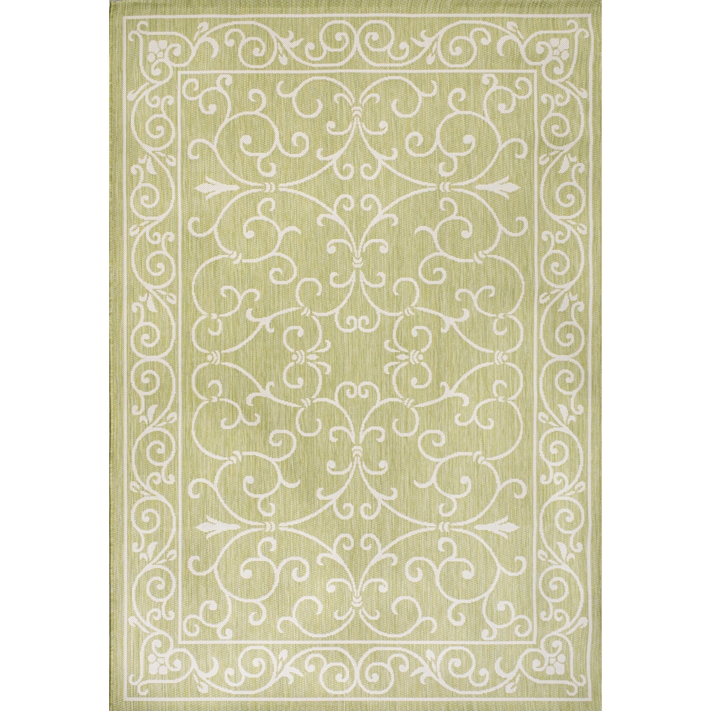 Tapis d'intérieur/extérieur à tissage texturé en filigrane JONATHAN Y