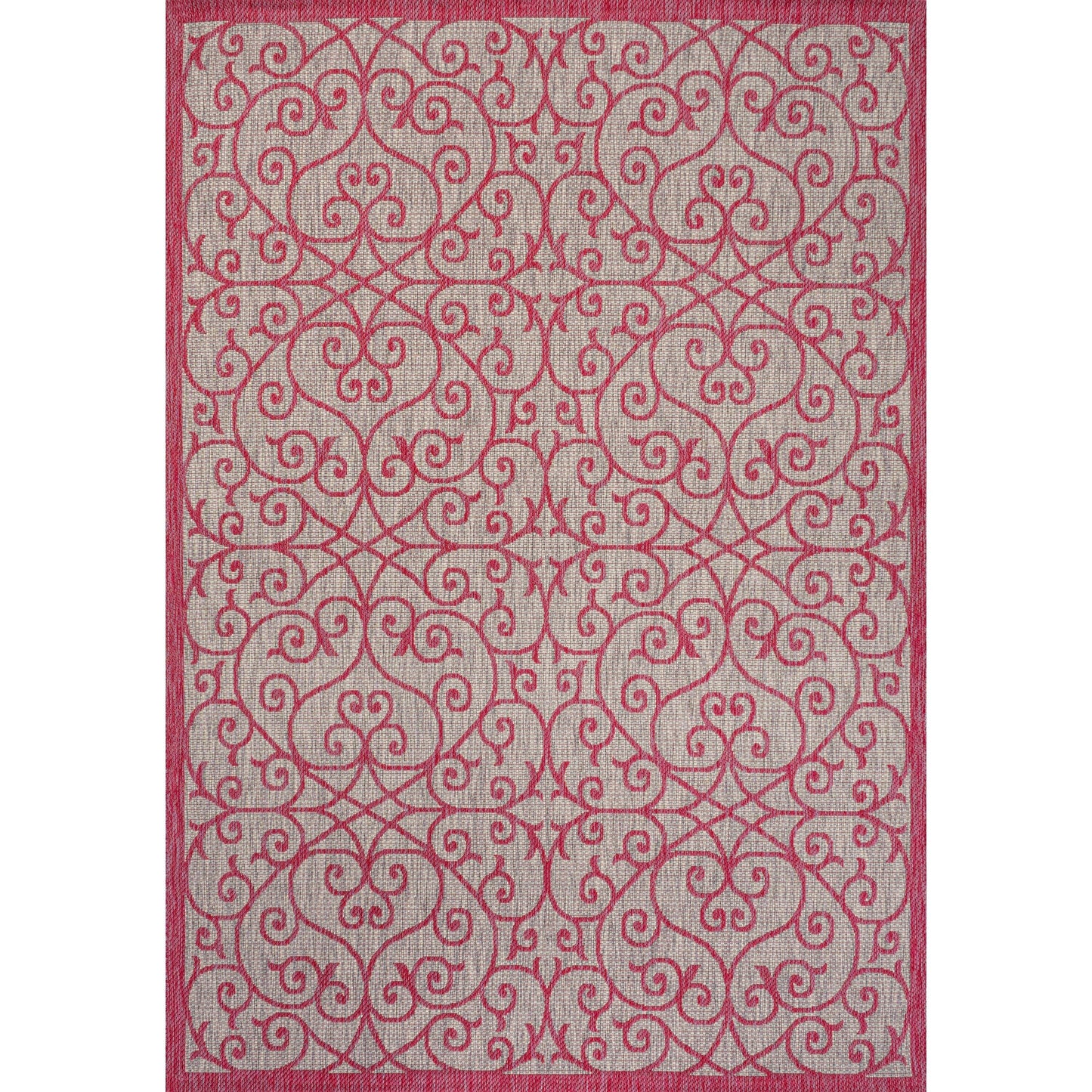 Tapis d'intérieur/extérieur texturé JONATHAN Y Ourika