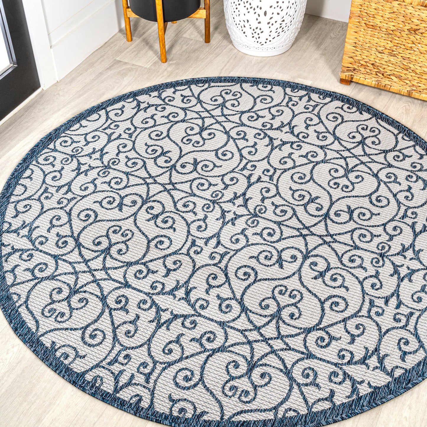 Tapis d'intérieur/extérieur texturé JONATHAN Y Ourika
