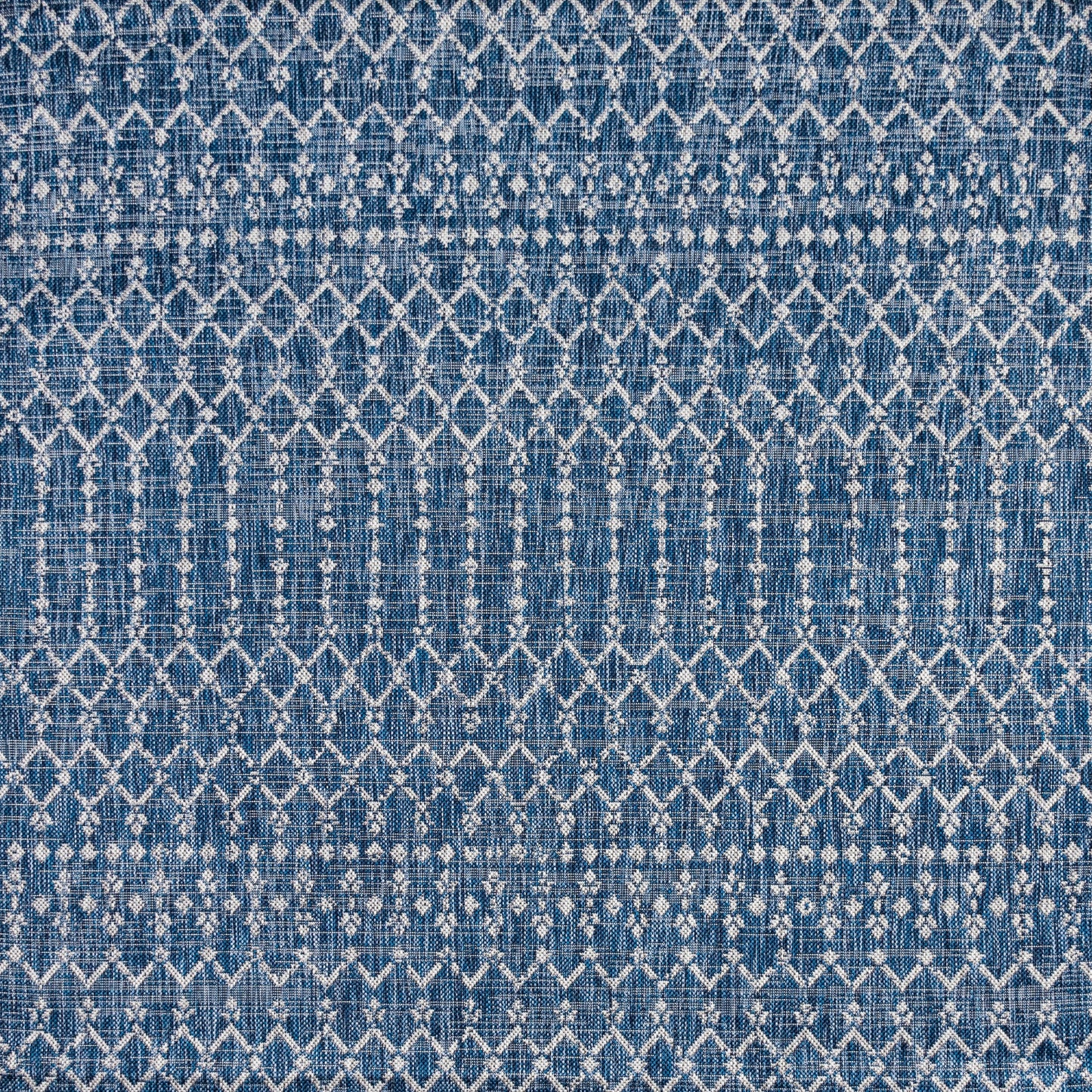 Tapis d'intérieur/extérieur à tissage géométrique marocain JONATHAN Y Trebol