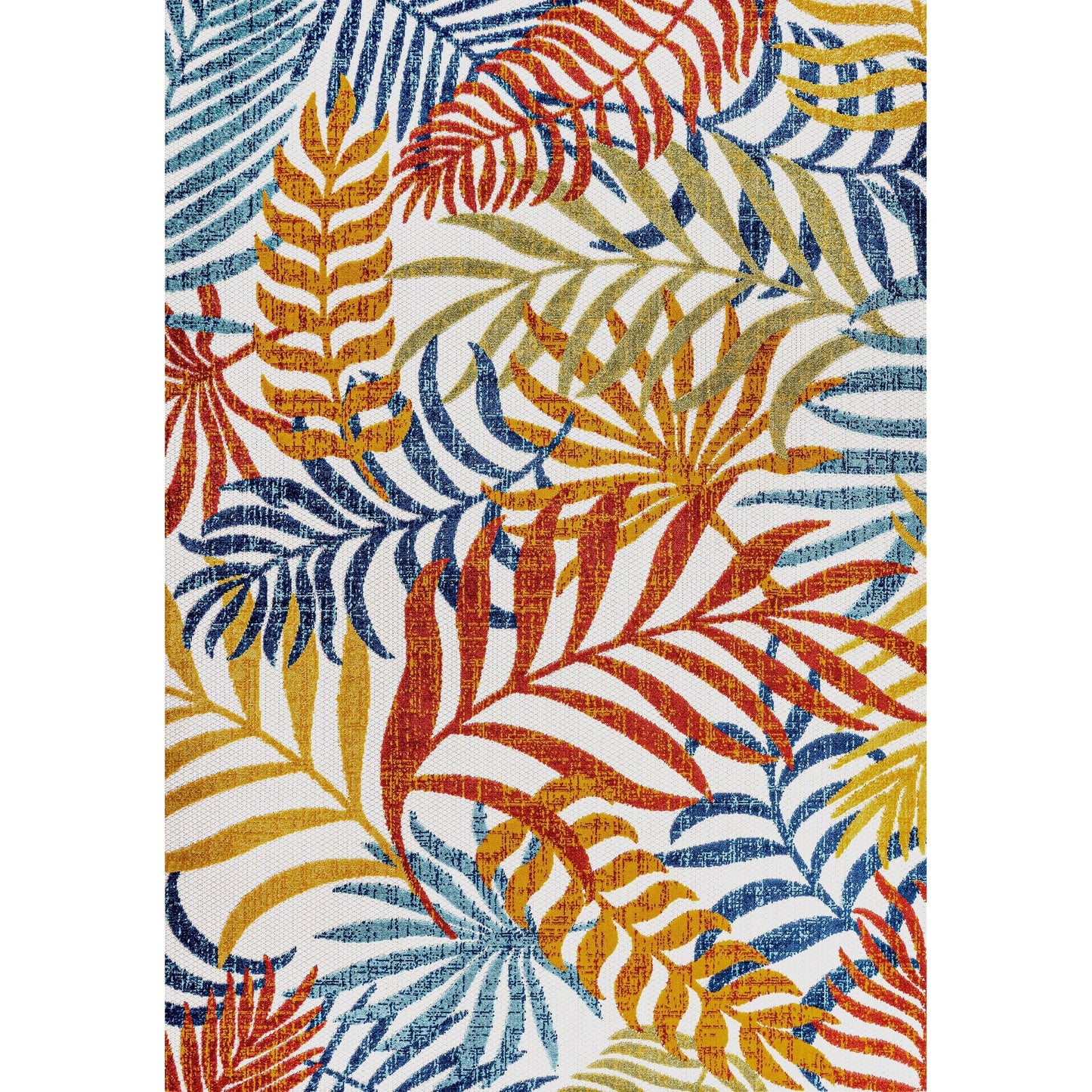 Tapis d'intérieur/extérieur à feuilles de palmier JONATHAN Y Aydin