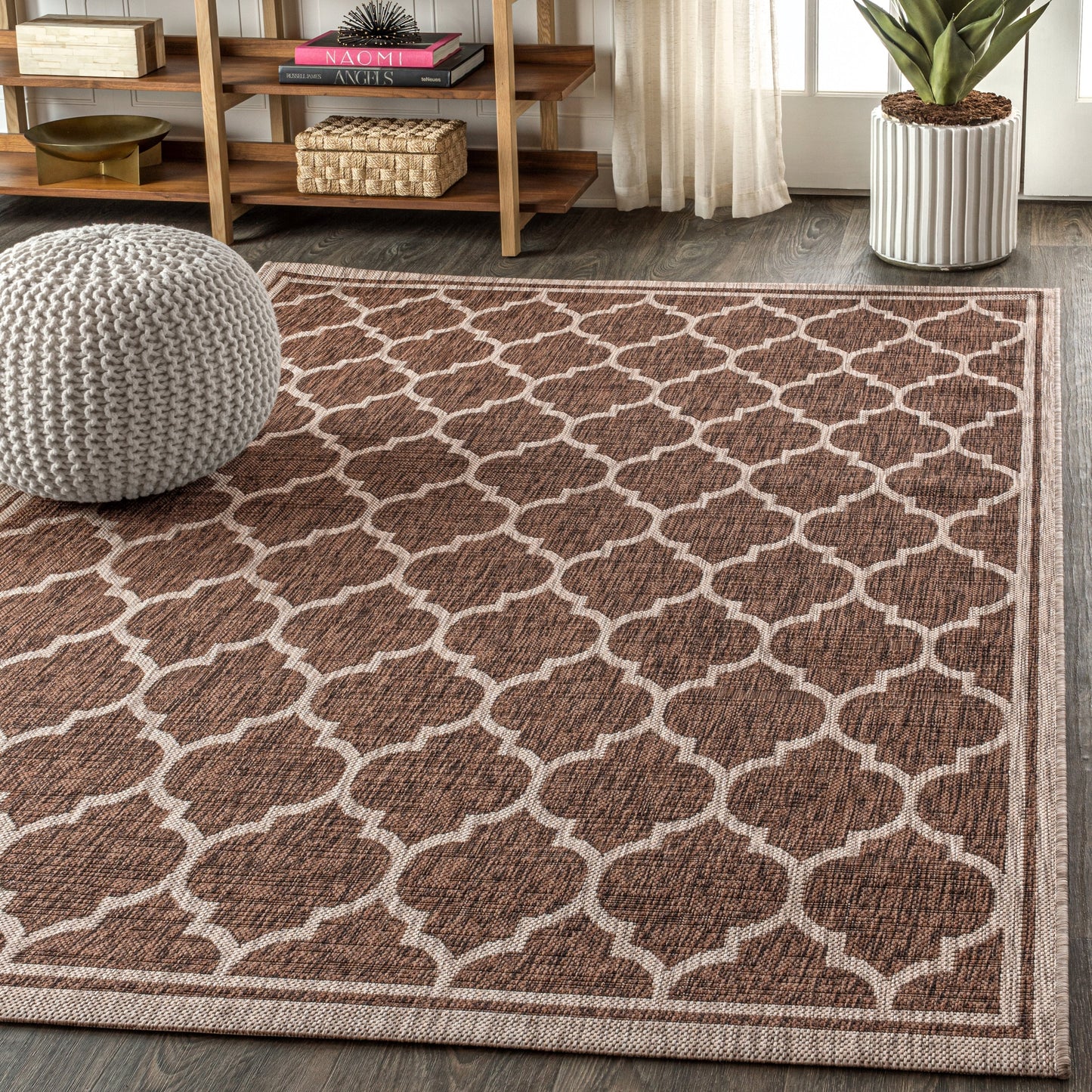 Tapis d'intérieur/extérieur texturé JONATHAN Y Zinnia