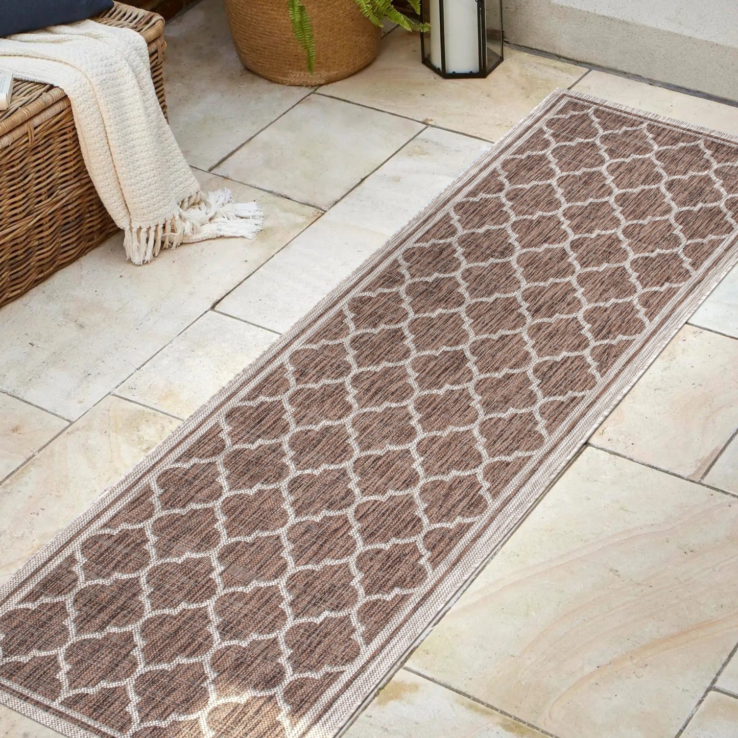 Tapis d'intérieur/extérieur texturé JONATHAN Y Zinnia