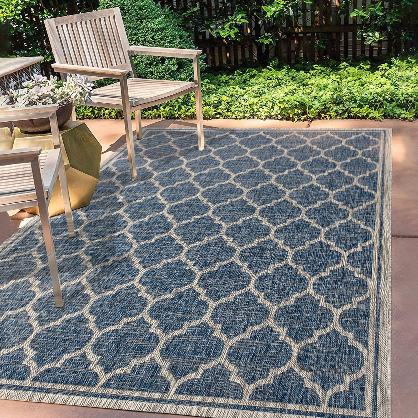 Tapis d'intérieur/extérieur texturé JONATHAN Y Zinnia