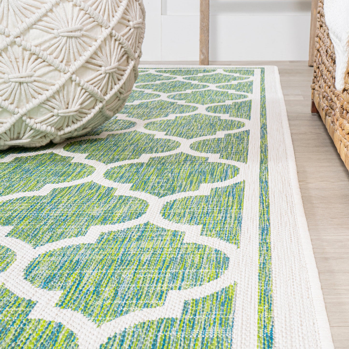 Tapis d'intérieur/extérieur texturé JONATHAN Y Zinnia