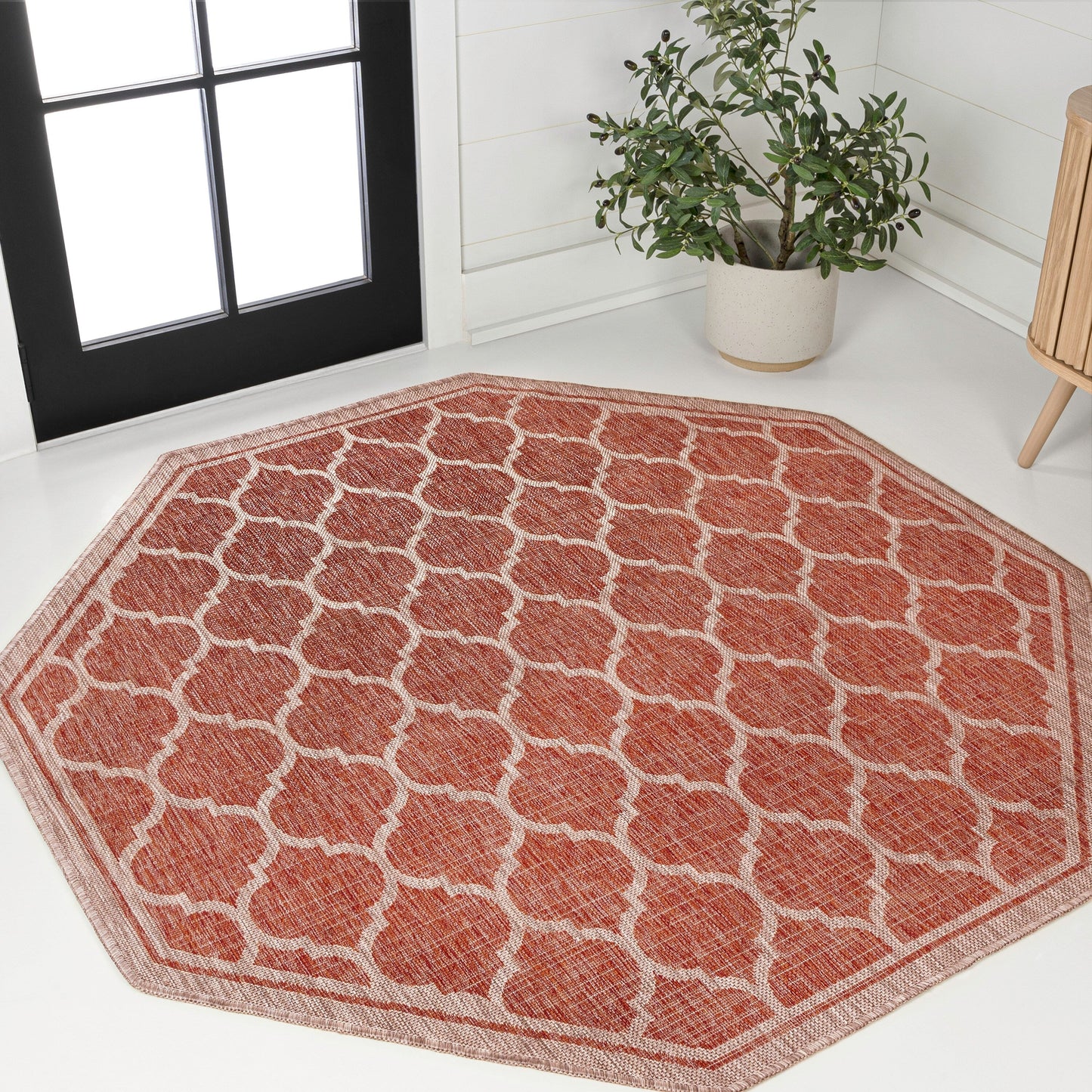 Tapis d'intérieur/extérieur texturé JONATHAN Y Zinnia