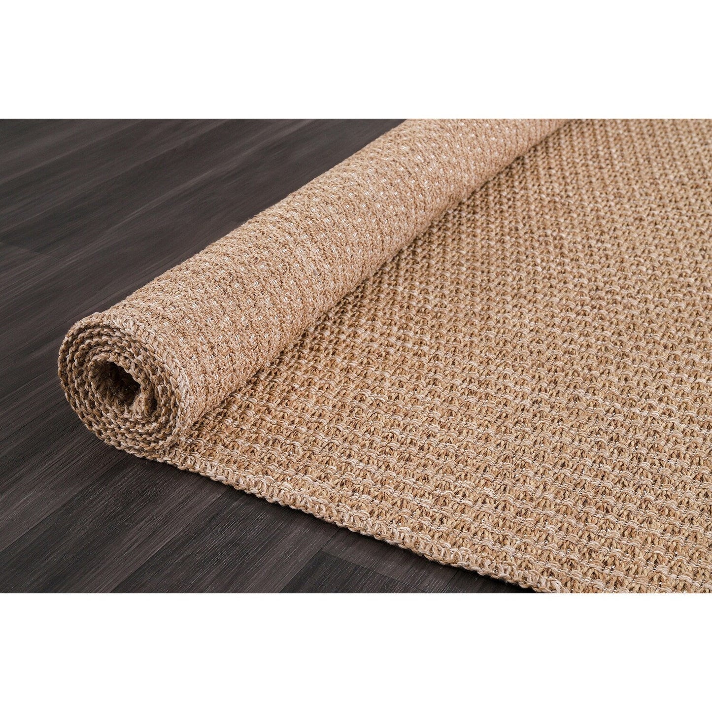 Tapis Beverly Rug en jute facile à nettoyer et ne perd pas ses poils